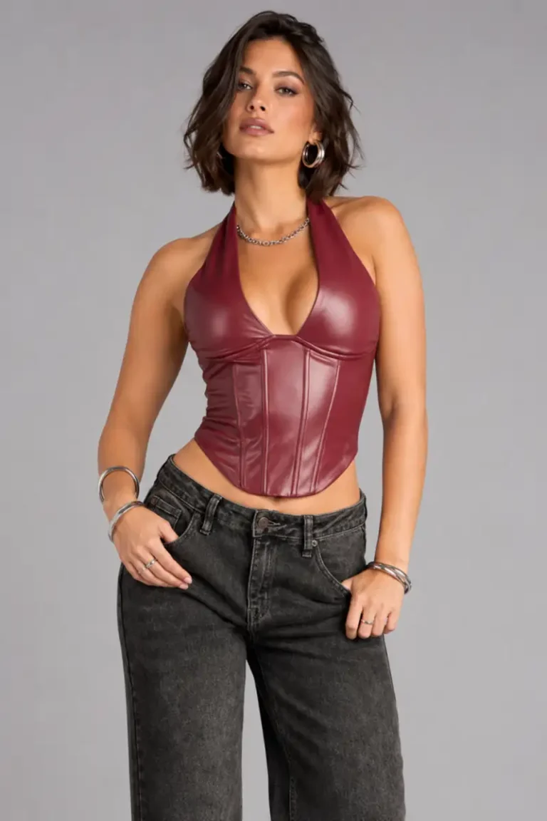 Flair Halter Corset Top