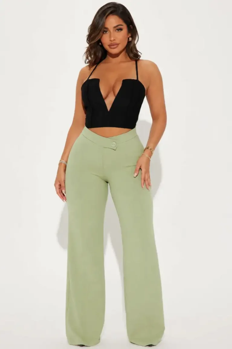 Wide Leg Dress Pants