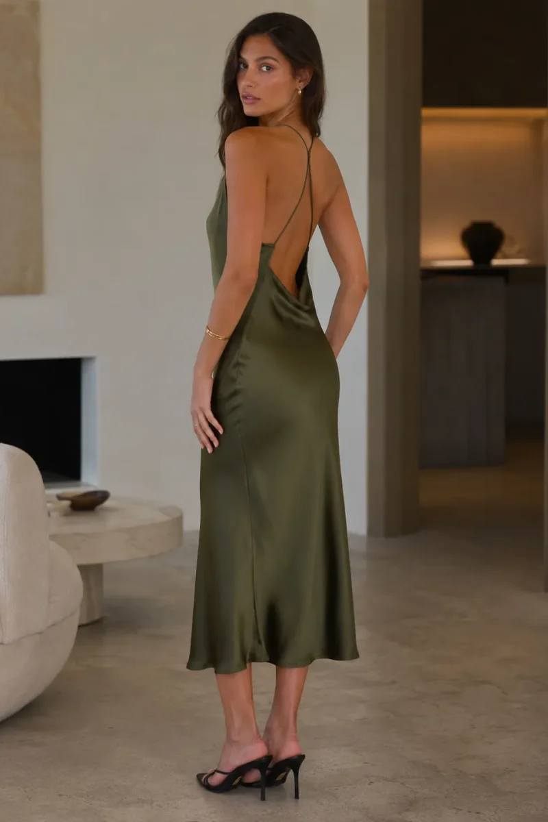 Satin-Backless-Slip-Dress